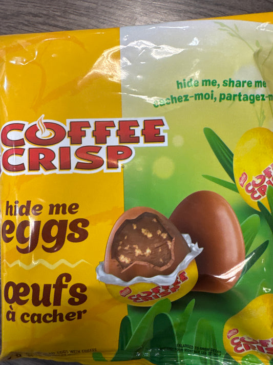 Coffee crisp hide me Eggs