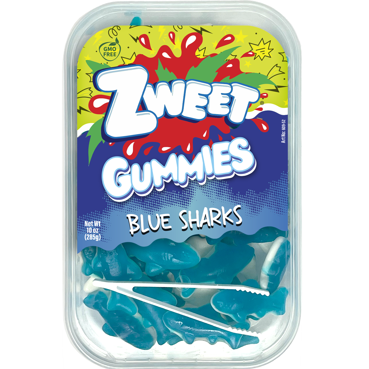 Gummy Blue Sharks | Zweet | 10 oz