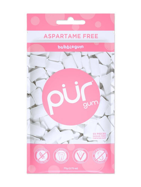 PUR Gum, Bubblegum, 55pc Bag