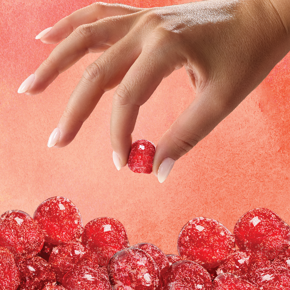 Level 2 Sour Shirley Temple Cherries