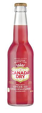 CANADA DRY BLACK CHERRY 355mL (CANADA)