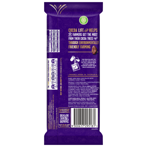 Cadbury Pascall Clinkers Block 6.0oz (170g) Australian