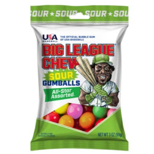Big League Chew Sour Gumballs 3oz
