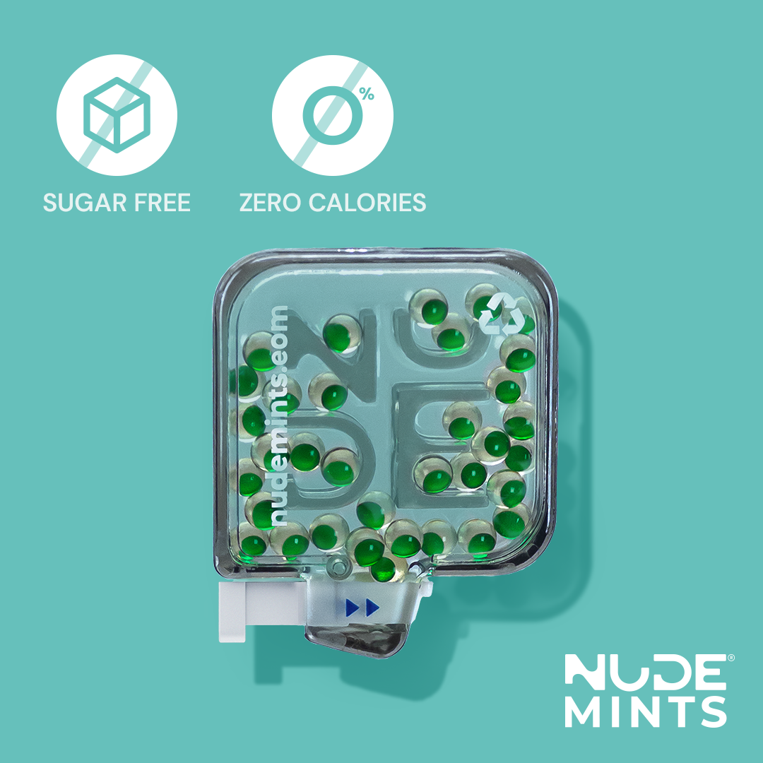 NUDE Mints - Dual Action Liquid Mint Capsules (Spearmint)