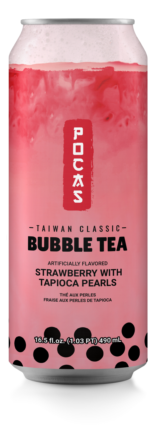 POCAS BUBBLE TEA STRAWBERRY (TAIWAN)