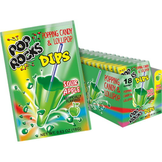 Pop Rocks Sour Apple Dips