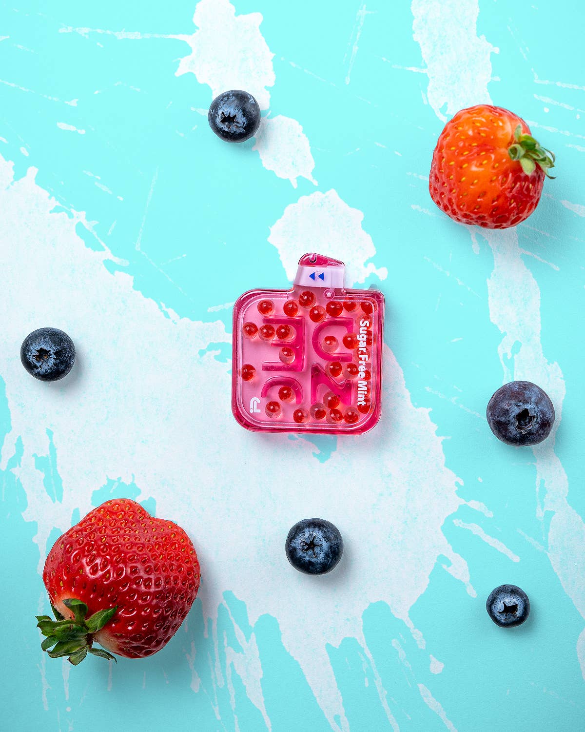 NUDE, Breath + Gut Mints for Gut Health - Raspberry Flavor