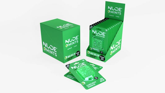NUDE, Breath + Gut Mints for Gut Health  - Watermelon Flavor