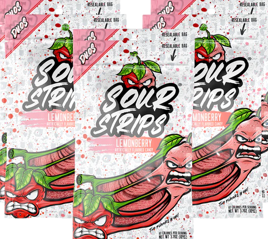Sour Strips Duos LemonBerry 3.4 OZ