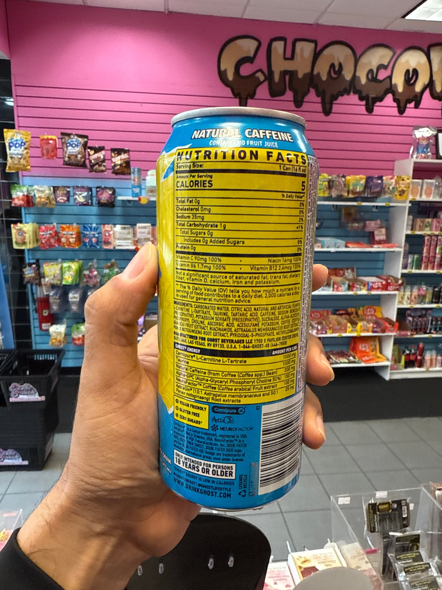 Ghost Sour Patch Blue raspberry
