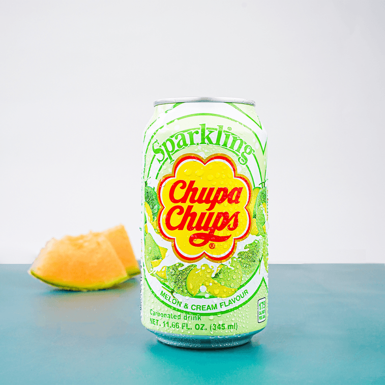 CHUPA CHUPS SPARKLING MELON & CREAM SODA (KOREA)
