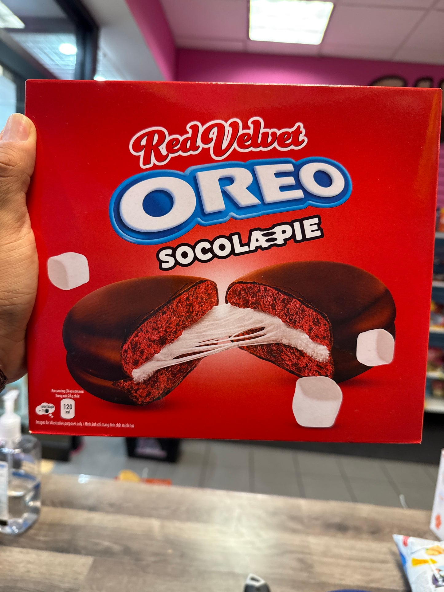 Red Velvet Oreo Socola Pie 336g