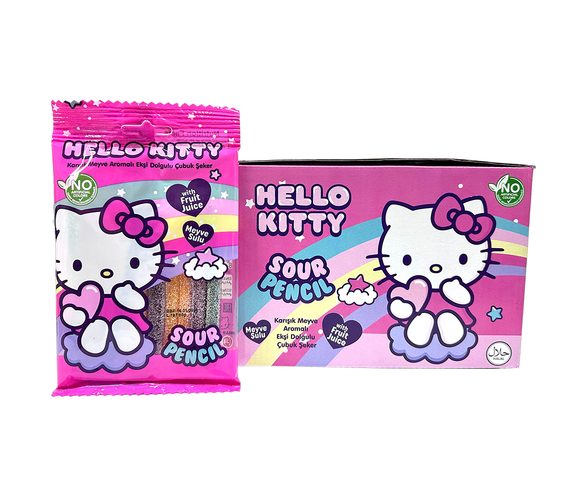 Hello Kitty Sour Pencil Candy (Turkey)