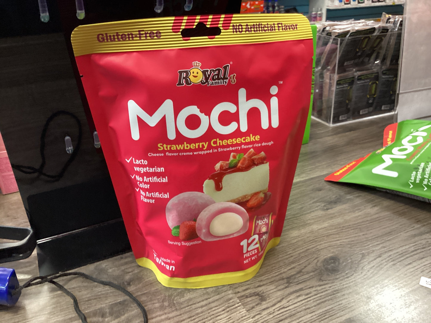 Mochi Strawberry Cheesecake