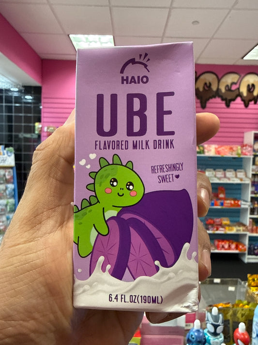 Ube flavored milk drink