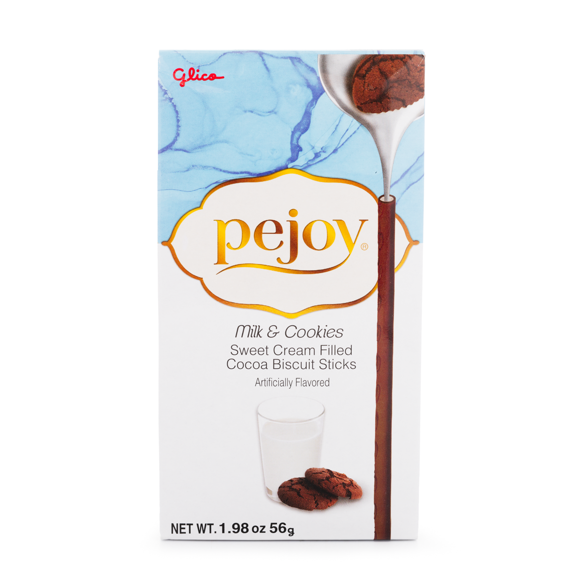 PEJOY MILK & COOKIES SWEET CREAM FILLED COCOA BISCUIT STICKS (THAILAND )