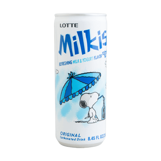 LOTTE KOREA MILKIS SODA CARBONATED YOGURT FLAVORED DRINK (KOREA)