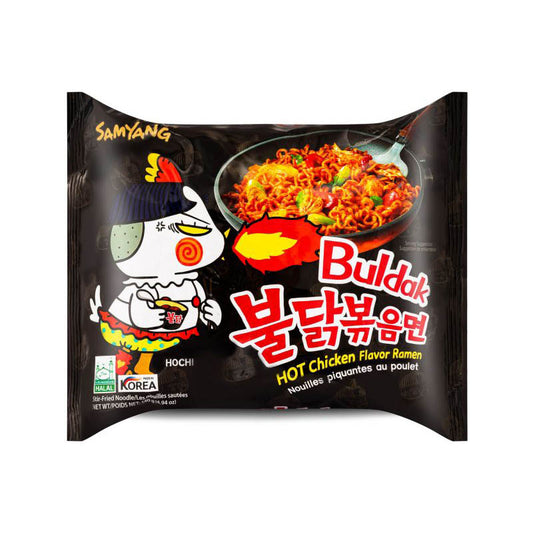Korean Buldak Stir-Fried Ramen - Hot Chicken Flavor