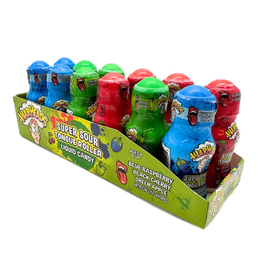 WARHEADS SUPER SOUR TONGUE ROLLER LIQUID CANDY (MEXICO)