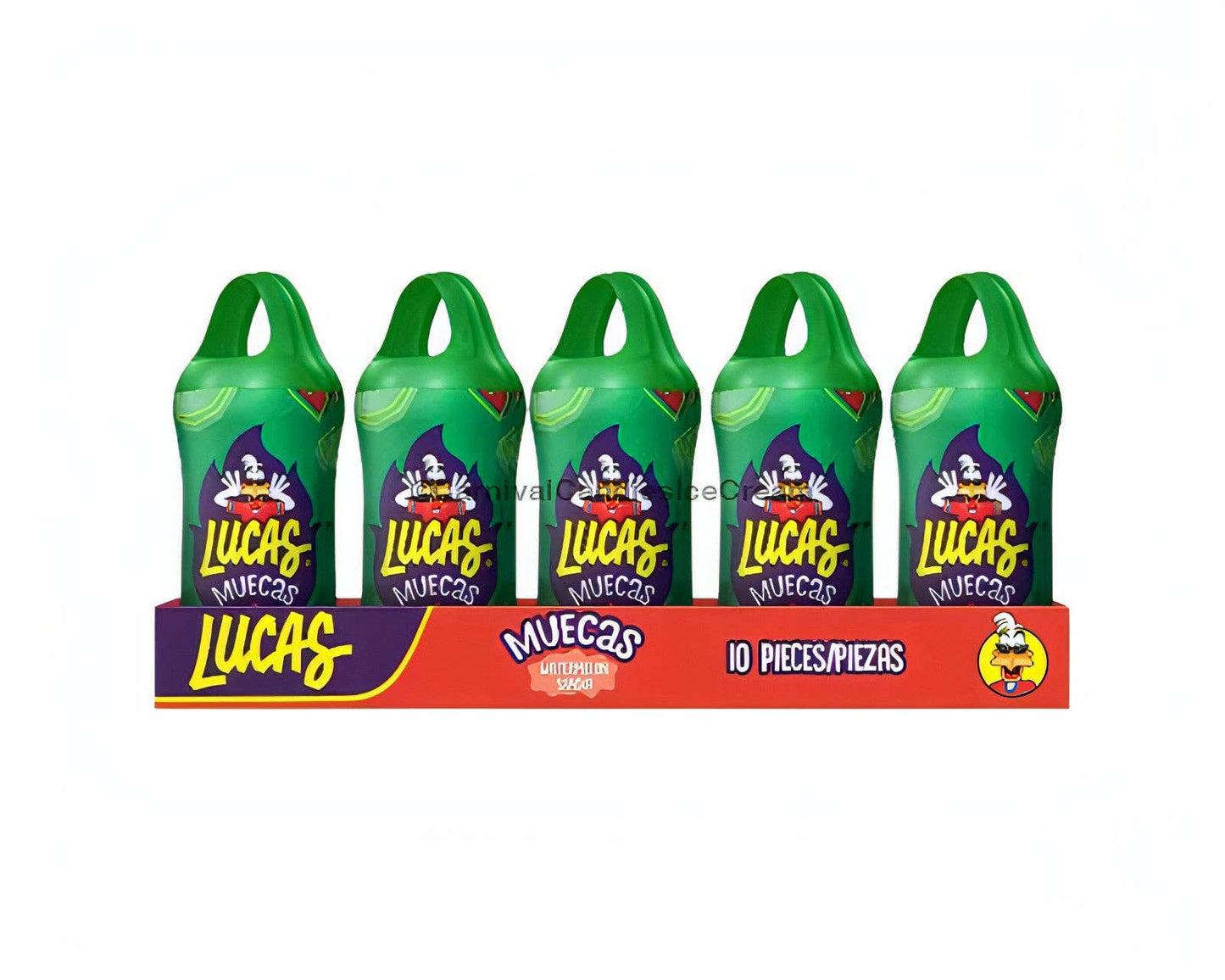 Lucas Muecas Watermelon Mexican Candy Lollipop
