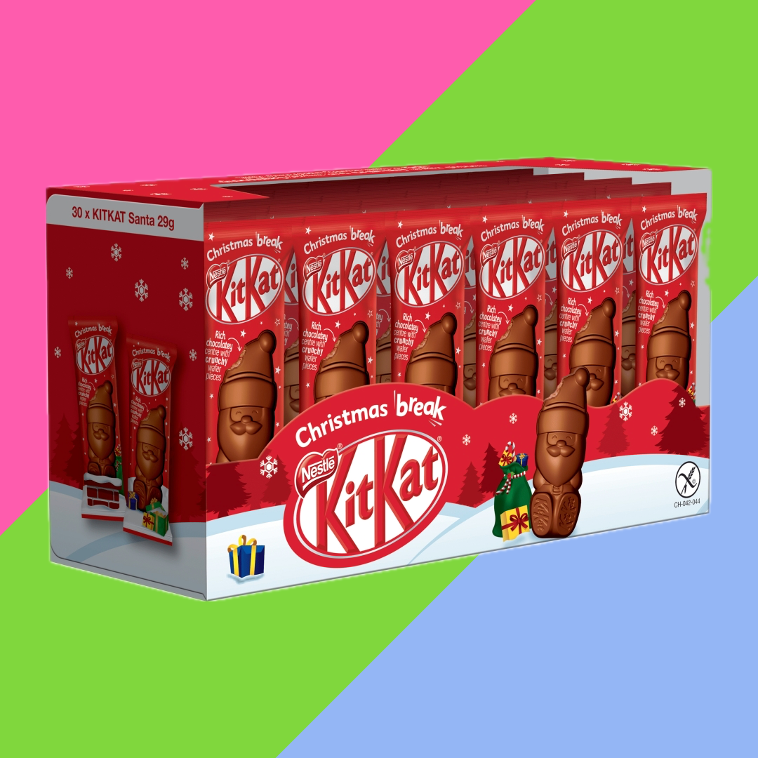 Kit Kat Santa Milk Chocolate Christmas Figure