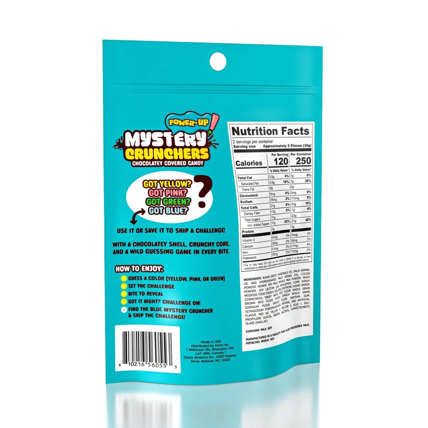 Mystery Crunchers Power-Up! Candy Color Reveal Chocolate Bites (60g)