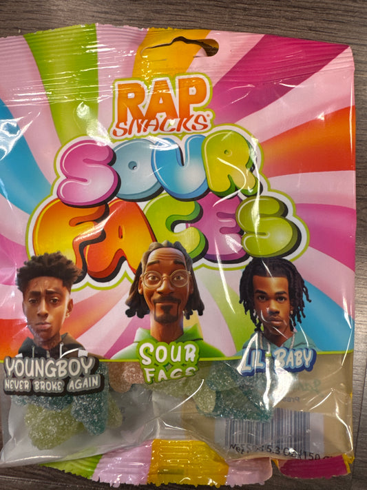 Rap Snacks Sour Faces