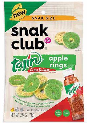 SNAK CLUB TAJIN CHILI & LIME APPLE RINGS - VEGAN (MEXICO)