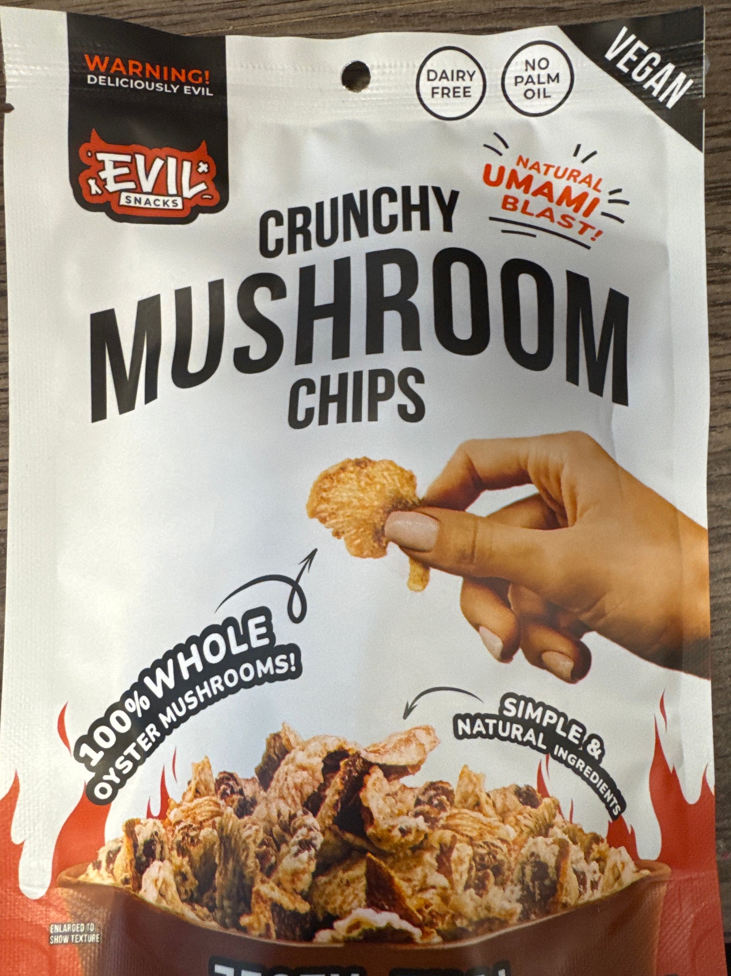 Crunchy Mushroom Chips