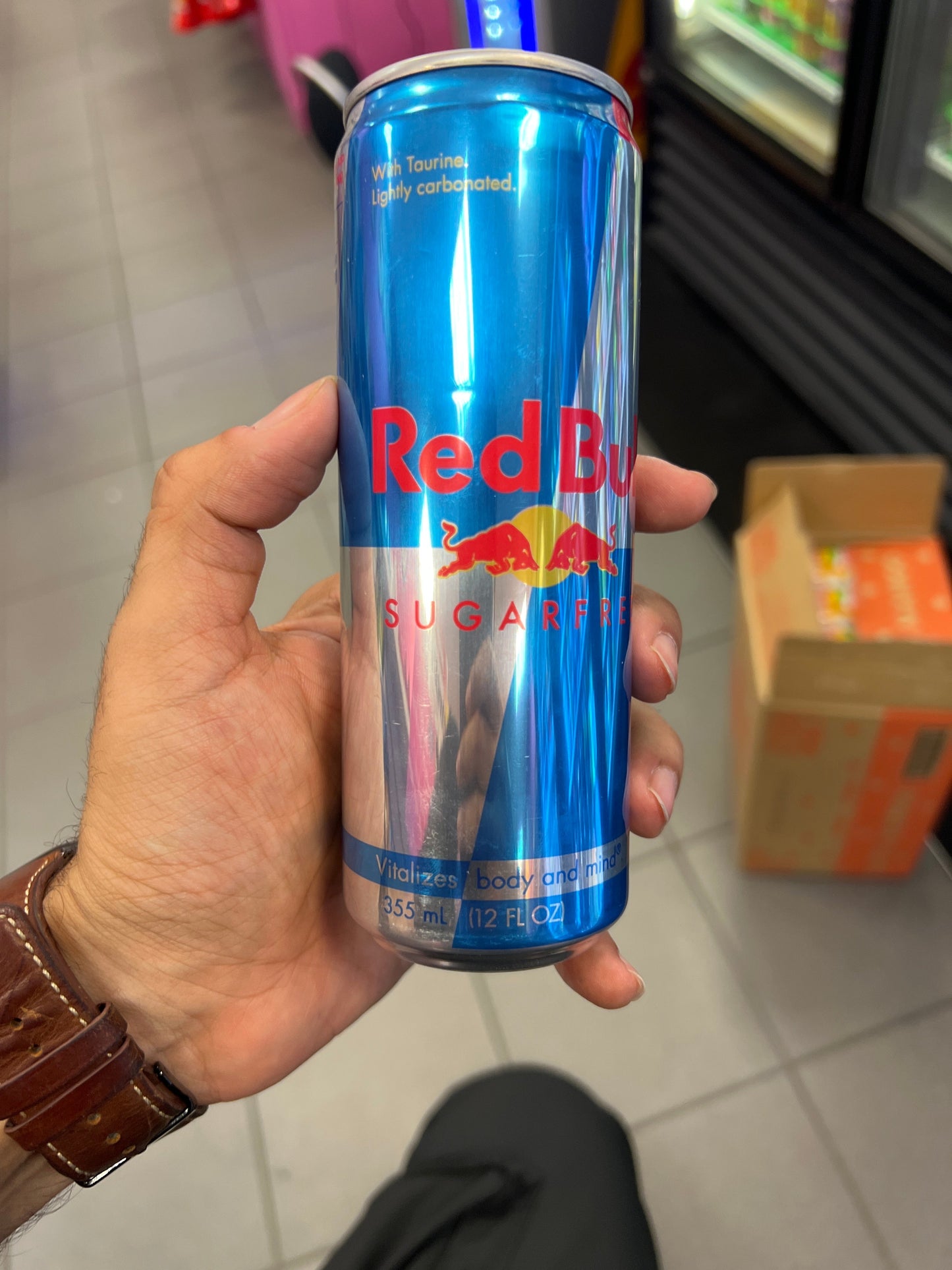 RED BULL SUGAR FREE (12 floz) (SWITZERLAND)