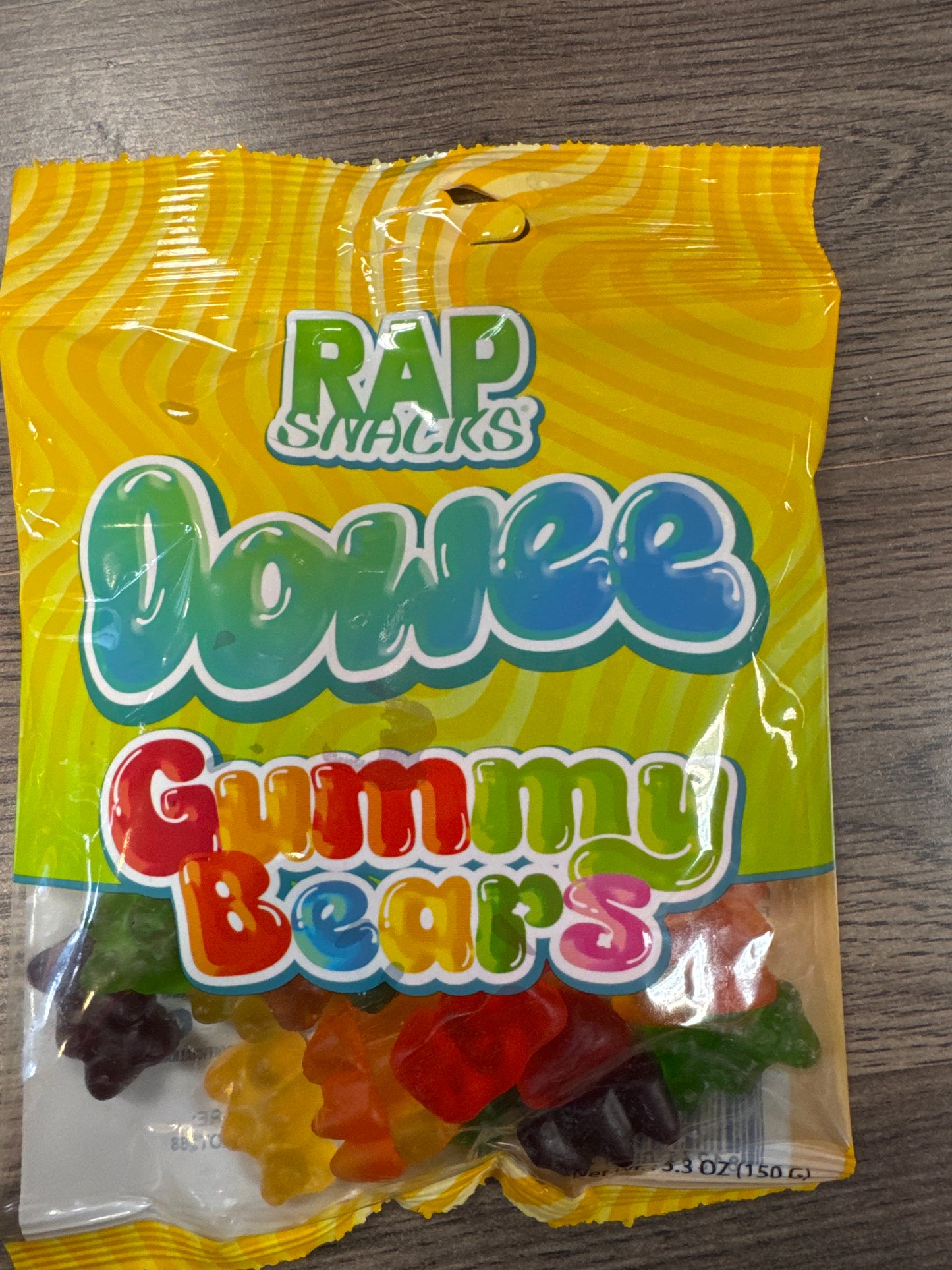 Rap snacks gummy bears
