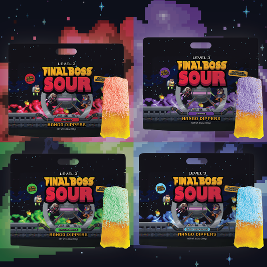 Mango Dippers 1-Pack (Blue Razz, Green Apple, Grape, Cherry)