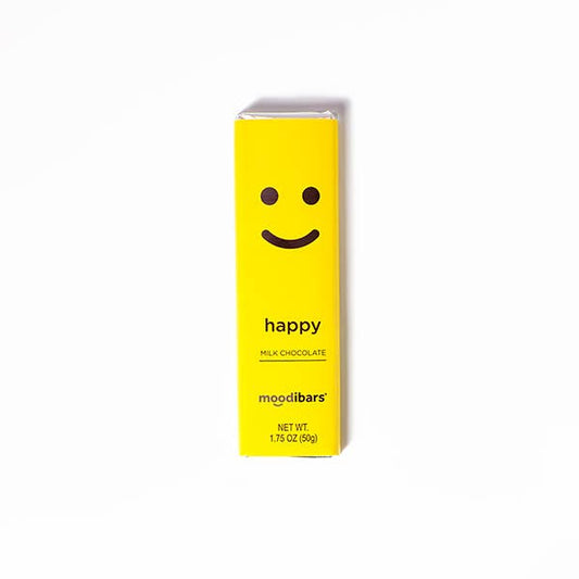 Moodibars® HAPPY 32% fine Milk Chocolate Bar 1.75oz