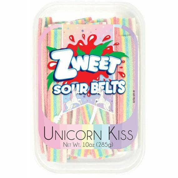 Unicorn Kiss Sour Belts | Zweet | 10 oz