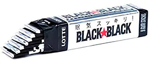 LOTTE BLACK BLACK CHEWING GUM (JAPAN)