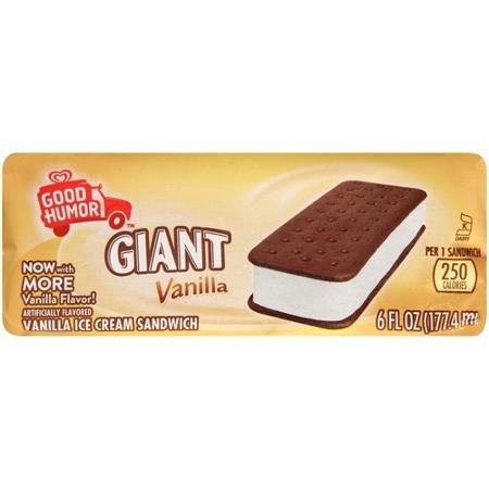 GIANT GOOD HUMOR VANILLA BAR (USA)