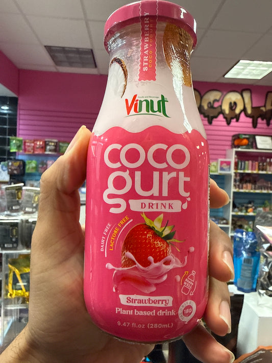 VINUT COCO DRINK DAIRY FREE LACTOSE FREE STRAWBERRY PLANT-BASED DRINK PRODUCT OF VIETNAM 🇻🇳