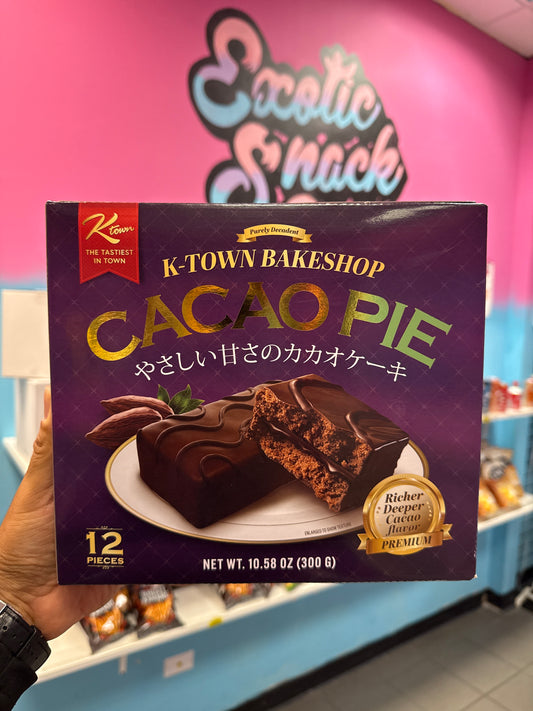 Ktown bakeshop CACAO PIE12 pieces PRODUCT OF KOREA
