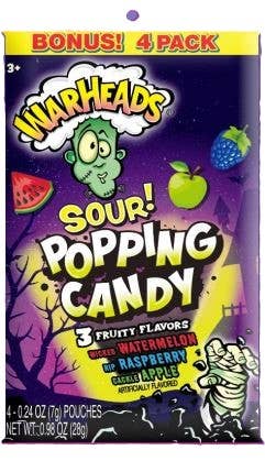 Warheads Sour Popping Candy