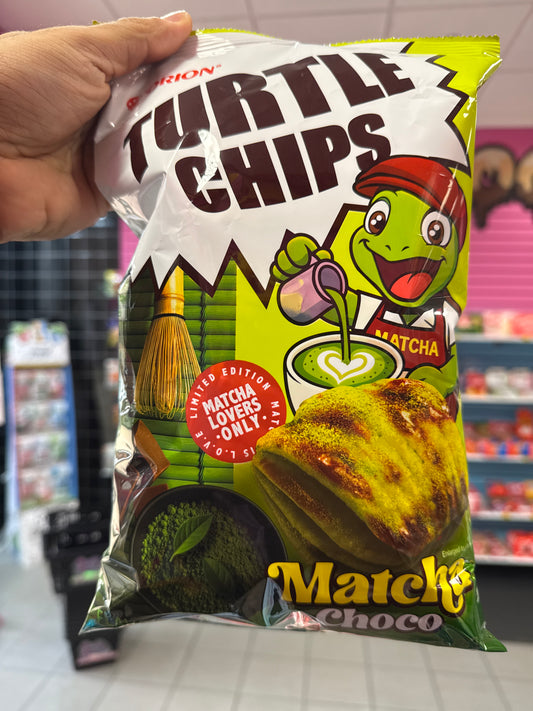 Turtle chips, Matcha cocoa for Matcha lovers only Limited edition
