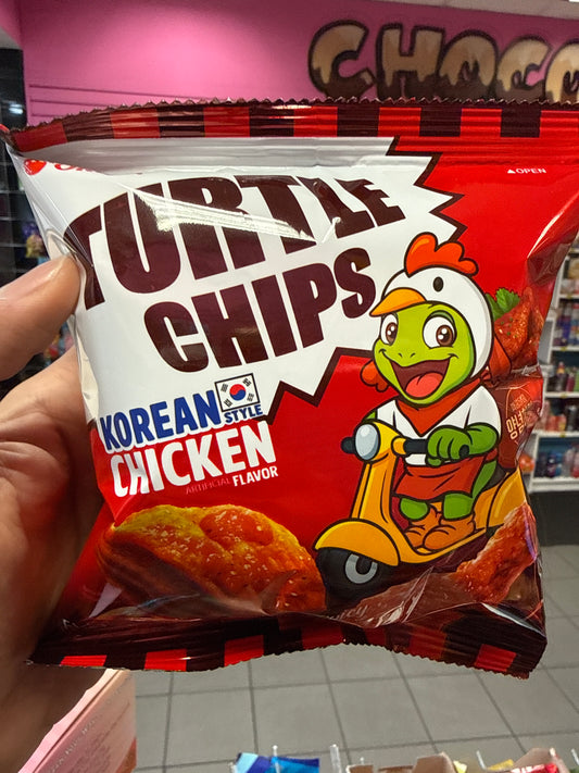 Turtle chips Korean chicken flavor