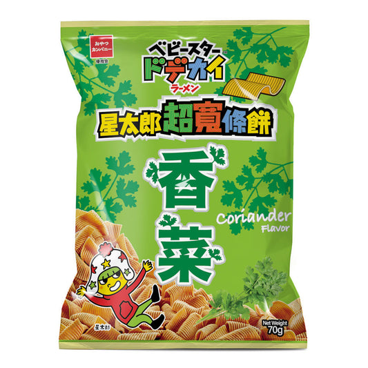 OYATSU BABY STAR WIDE RAMEN SNACK CORIANDER FLAVOUR (TAIWAN)