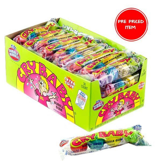 Cry Baby Sour Bubble Gum -