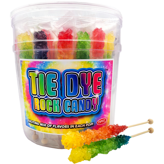 Tie Dye Rock Candy