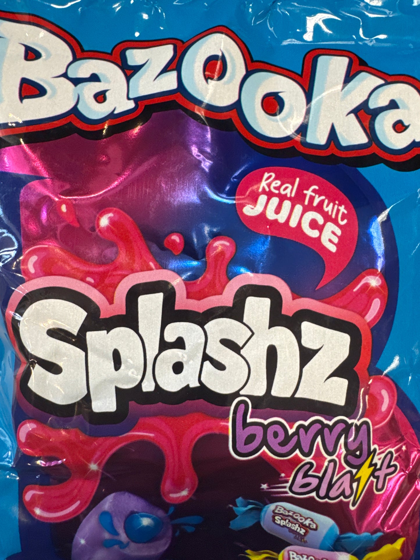 Bazooka splashz berry blast