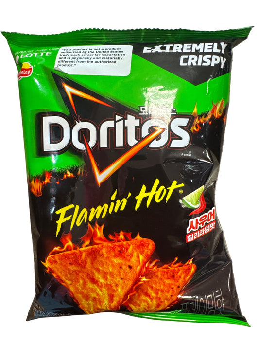 DORITOS FLAMIN HOT SOUR CHILI LIME