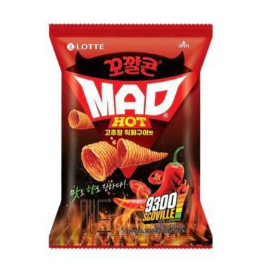 LOTTE MAD HOT CHILI CHIPS 67g (KOREA)