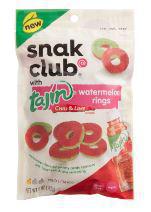 SNAK CLUB TAJIN CHILI & LIME WATERMELON RINGS - VEGAN (MEXICO)