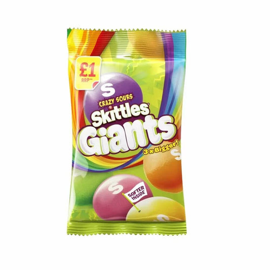 SKITTLES GIANT CRAZY SOUR (UK)