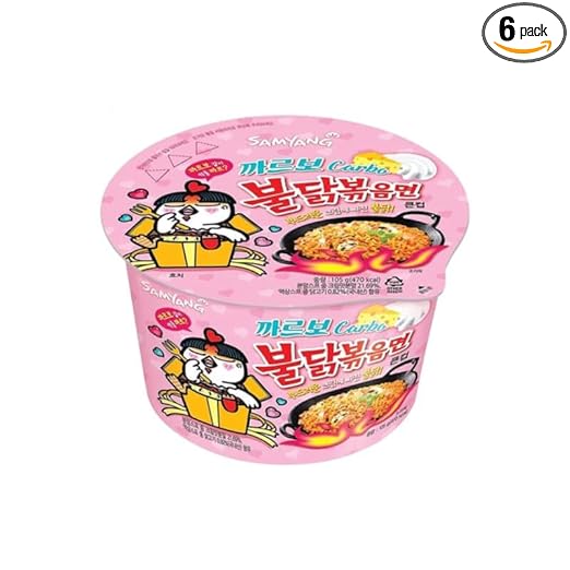 BULDAK CARBONARA CHICKEN FLAVOR RAMEN BIG BOWL (KOREA)